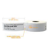 Mailing Address Label 1-1/8" x 3-1/2" for DYMO LabelWriter 30252
