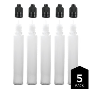 30ml PE Unicorn Pen Plastic Bottle with Child Resistant Tamper Evident Cap (5 Pack)