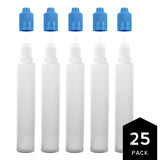30ml PE Unicorn Pen Plastic Bottle with Child Resistant Tamper Evident Cap (25 Pack)