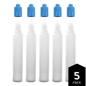 30ml PE Unicorn Pen Plastic Bottle with Child Resistant Tamper Evident Cap (5 Pack)