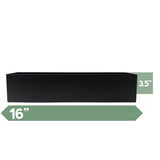 Buhbo Modern Trough Rectangle Planter