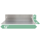 Buhbo Floating Shelf Wall Mounted Heavy Duty Industrial