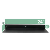 Buhbo Floating Shelf Wall Mounted Heavy Duty Industrial