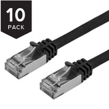 Cat7 STP Ethernet Network Patch Cable (10-Pack)