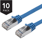 Cat7 STP Ethernet Network Patch Cable (10-Pack)