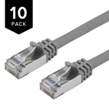 Cat7 STP Ethernet Network Patch Cable (10-Pack)