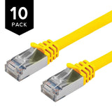 Cat7 STP Ethernet Network Patch Cable (10-Pack)