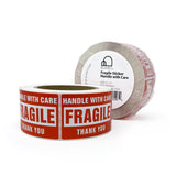 Fragile Label 2" x 3" - Handle with Care - Shipping Sticker