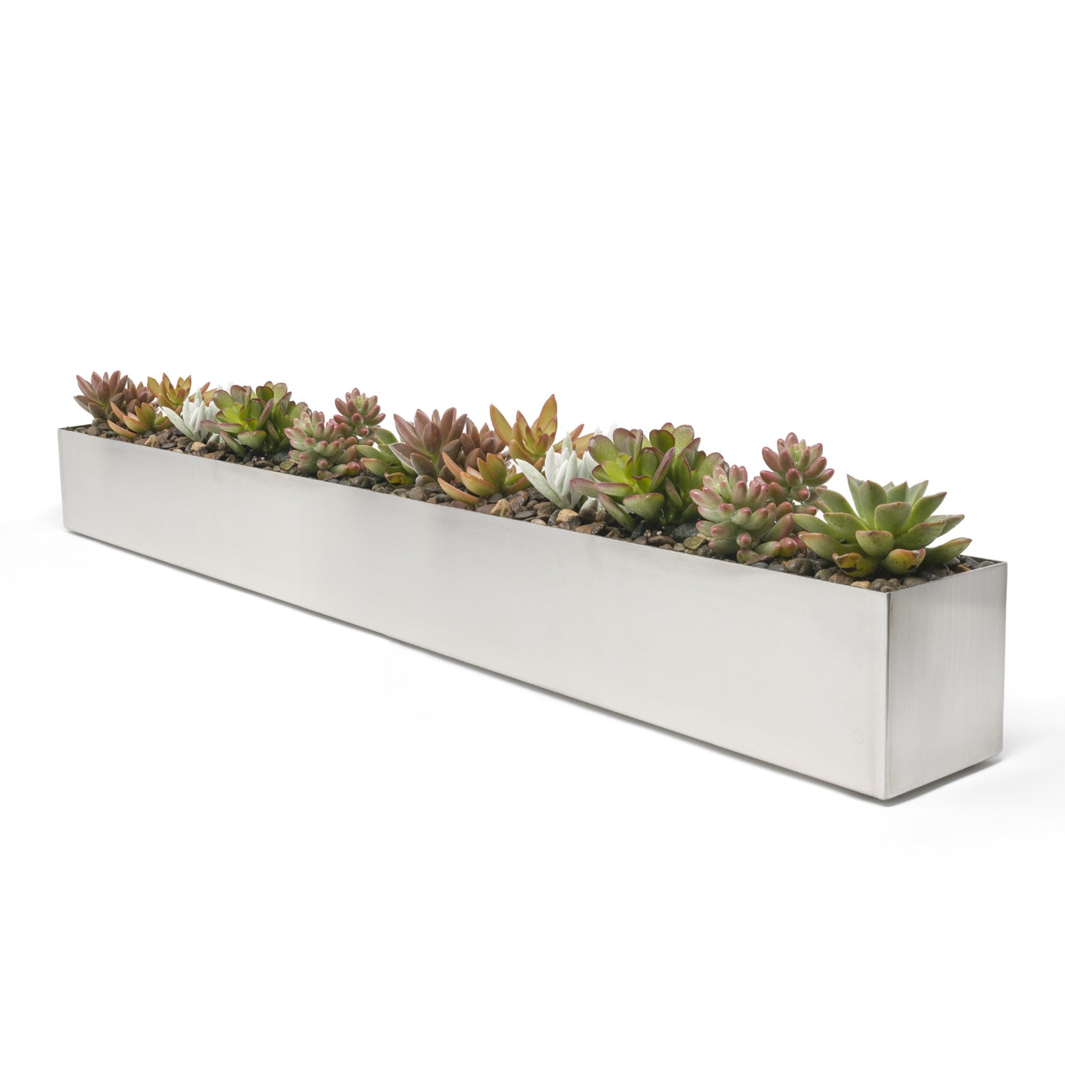 large rectangular succulent planter Buhbo Modern Trough Rectangle Planter – BUHBO