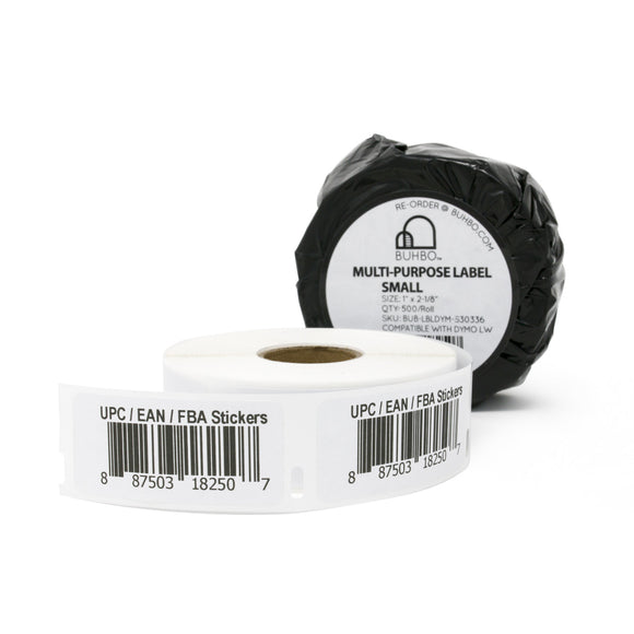 1 x 500 White Labeling Tape - Case of 3